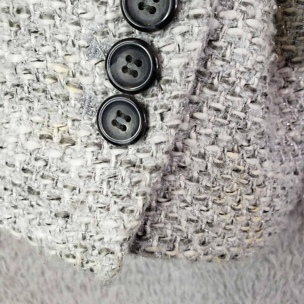 Talbots Textured Gray Blazer - Picture 4 of 11